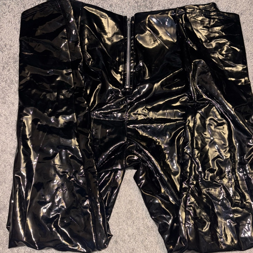 Fashion Nova Liquid Black Pants